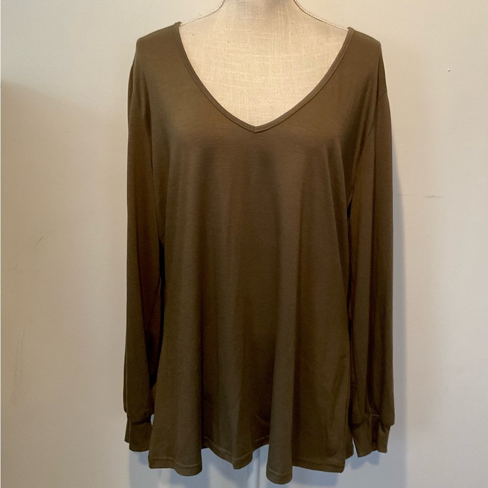 Lollo Vita V-Neck Long Sleeve Top - NWT